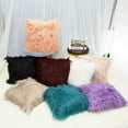 thumbnail image 3 of Prettyui Super Soft Plush Mongolian Faux Fur Throw Pillow Cover Cushion Pillowcase Square Nordic Posh Style Decor, 3 of 3