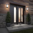 thumbnail image 6 of Artika Glacier Integrated LED Outdoor Wall Light Fixture Black, 6 of 7