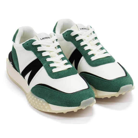 Lacoste Men's L-Spin Deluxe 0722 1 Sma Fashion Sneakers, White Green,7.5 M US