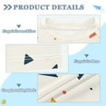 thumbnail image 2 of FORMRS Boys Rash Guard Short Sleeves Swim Shirt Quick Dry UPF 50+ Sun Protection, Sizes 3-12T, Beige Simple Shapes, 2 of 6