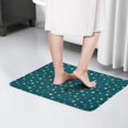 thumbnail image 4 of Teal Christmas Star Pattern Flannel Non Slip Door Rugs,Washable Door Mats Indoor,Decorative Door Mats,Dirt-Resistant and Absorbent Doormat for Entrance,Bedroom,Kitchen,Bathroom,23.5x16in(60x40cm), 4 of 5