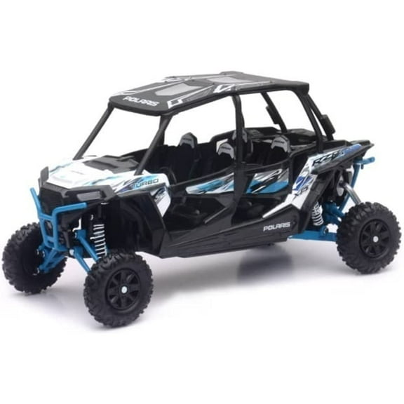 Die-Cast 1:18 Scale Replica Polaris RZR XP 4 Turbo EPS (Matte White) - Officially Licensed