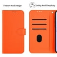 thumbnail image 2 of Designed for iPhone 13 Pro Case Wallet, Women Men Flip Folio Cover with PU Leather Stand Credit Card Holders Slots Wrist Strap Magnetic Closure Phone Case for iPhone 13 Pro - Orange, 2 of 13