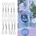 thumbnail image 4 of Swivel Hooks Clips, Dual Swivel Hook 10pcs Exquisite  For Outdoors For Windmills 8.2cm, 4 of 8