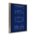 thumbnail image 3 of Stupell Industries Mid-Century Motor Vehicle Blueprint Brown Floating Frame Canvas Art, 25 x 31, by Karl Hronek, 3 of 8