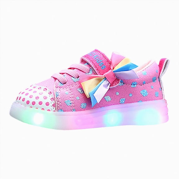 Godom Girls Sneakers Kids Adorable Fashion Casual Sneakers Soft Walking Shoe