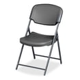 thumbnail image 3 of Iceberg Rough 'N Ready Folding Chairs, 4-Pack, Charcoal, 3 of 5