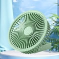 thumbnail image 1 of Ventilador de refrigeración por aire plegable, ventilador de mesa silencioso de 3 velocidades y 1200 mAh para cocina, coche, Camping Tmvgtek Libre de BPA, 1 of 4