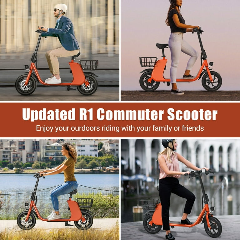 450W 36V Folding Sports Electric Scooters Bike E-Scooter with Seat