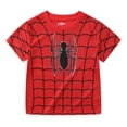 thumbnail image 4 of Marvel Spider-Man Short Sleeve T-Shirt and Shorts (Boys), 2 Piece Set, Sizes 2T-12, 4 of 7