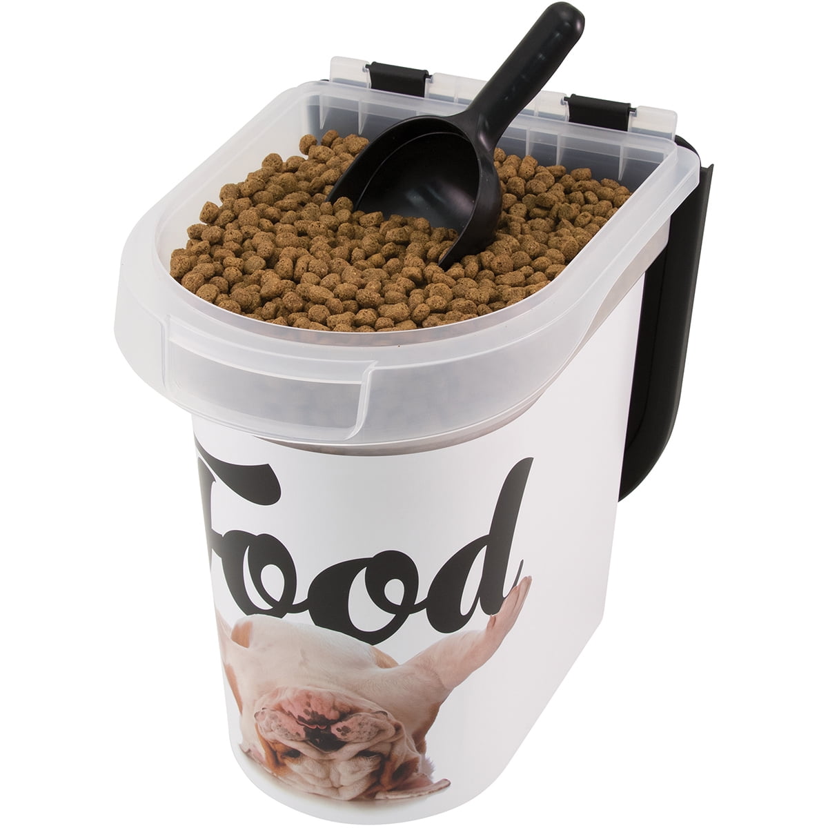 Dog Food In Plastic Container