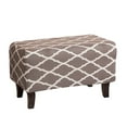 DYstyle Home Decor Printed Footstool Ottoman Cover (Ottoman Not