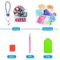 thumbnail image 2 of Cuadros Decorativos DIY Diamond Art Llaveros Craft Rugby Team Badge Ornamento colgante (AA1440-4) Wdftyju  de costura negro 4 estilos, 2 of 9