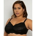 thumbnail image 3 of Luxe Lace Wireless Bralette - Black Hue, 3 of 4