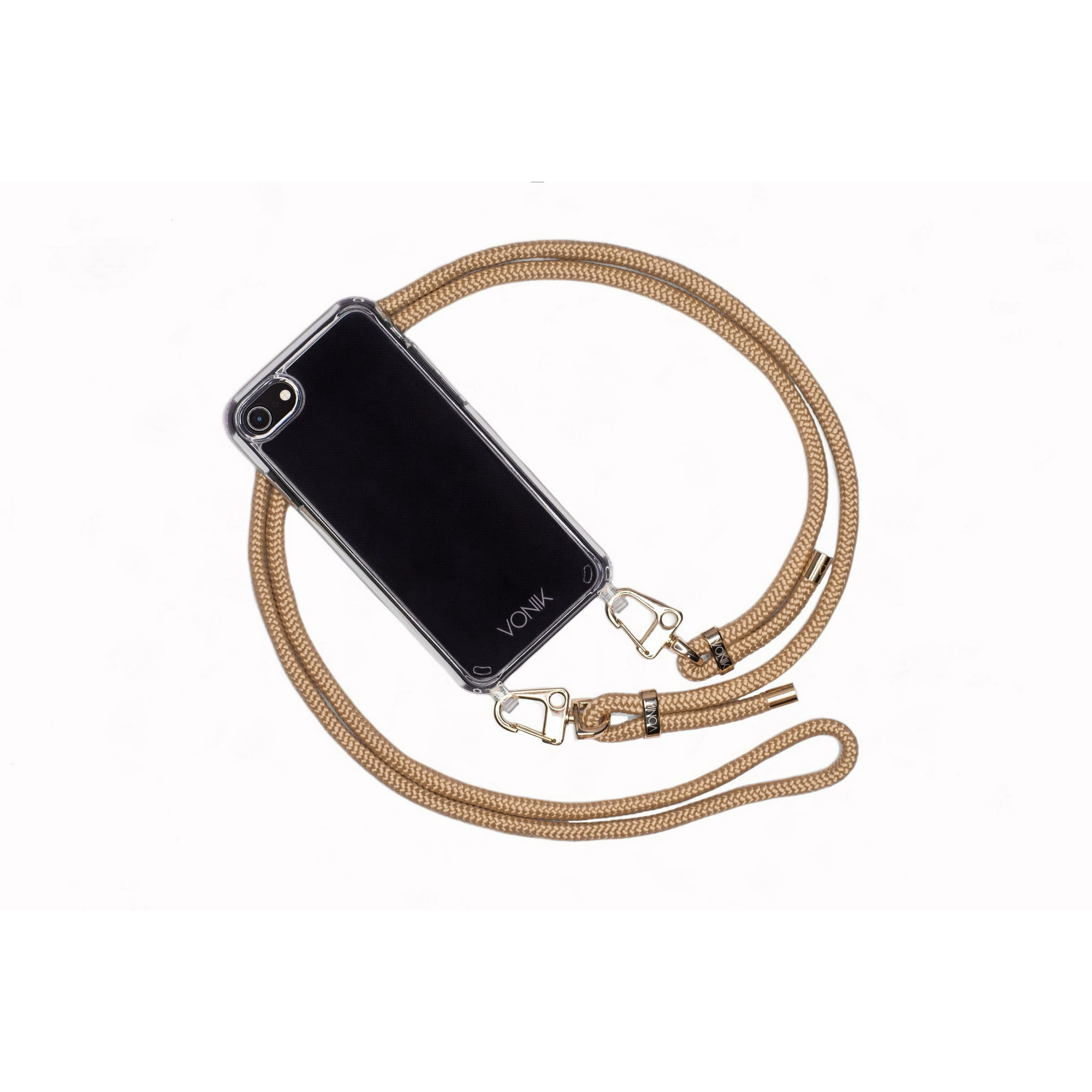 Cool® - Funda Transparente Con Cordon Cuerda 150 Cm Iphone Xr