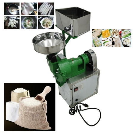 Grinding Machine Rice Soybean Wet Dry Use Commercial 110V 1500W