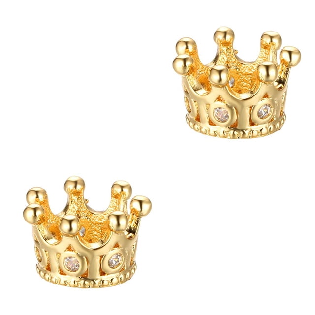 Minnieouse Cuentas de para hacer pulseras, espaciadores de agujeros grandes a la moda, dijes de huecos, Kit de cuentas de decoración de Tipo 2 2piezas Minnieouse CBP271069