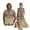 Aztec Elephant Southwest American Tribal, variant on Cactus Aztec Southwest American Tribal Print Cotton Linen Couple Matching Outfits Women's Dress with Pockets Men's Button Up Shirt, Beach Vacation Dress Couples Matching Outfits, Size S
