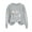Gray#crewneck sweatshirts women, variant on DDAPJ pyju Football Sweatshirts for Women Cute Heart Graphic Print Crewneck Long Sleeve Shirts Fall Winter Pullover Sweatshirt