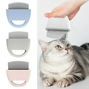 YESBAY Cat Grooming Brush Easily Clean Ergonomics Handle Comfortable Cat Massage Comb Short Hair Removal Tool Kitten Supplies