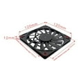 thumbnail image 5 of Mute 120mm 12cm PWM Cooling Fan Slim 12mm,New 120X120X12mm DC 12V 0.20A 1400RPM Computer PC Case Chassis Cooler Quiet, 5 of 8