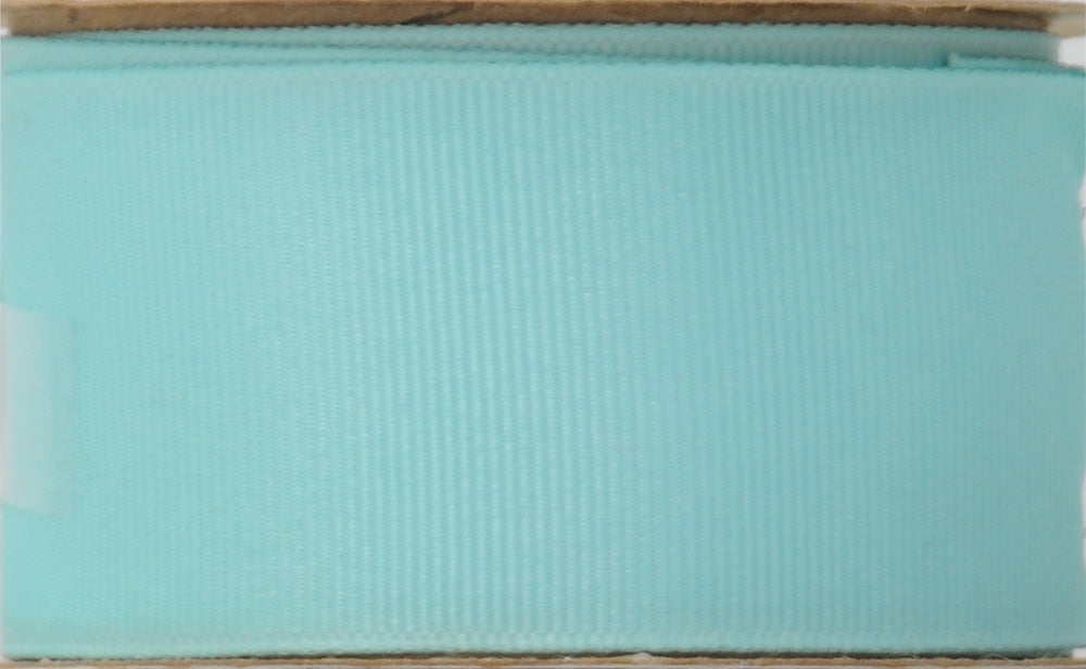 Offray Ribbon, Aqua Blue 1 1/2 inch Grosgrain Polyester Ribbon, 12 feet