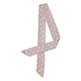 thumbnail image 1 of INSPIRAR CHIC Bufanda Delgada de Seda con Lunares Cinturón Largo y Estrecho Accesorio para Asa de Bolsa Rosa con Lunares Medianos, 1 of 6