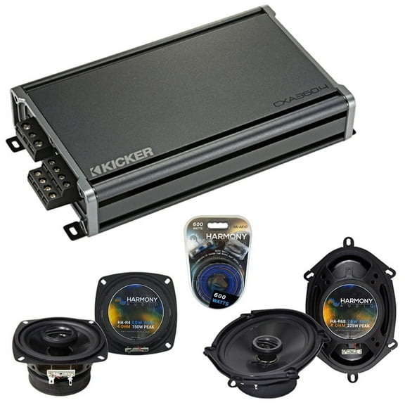 Fits Toyota Corolla 1987-1988 Factory Speaker Upgrade Harmony R4 R5 & CXA360.4