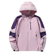 thumbnail image 4 of FFENYAN Waterproof Lightweight Hooded Jacket for Kids Spring and Fall Unisex Casual Long Sleeve Zip Pocket Windbreaker Perfect for Weekend Getaways for 6-13 Years, 4 of 5