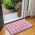 thumbnail image 2 of Pink Bows and Baseballs Pattern Door Rugs,Washable Non Slip Door Mats Indoor,Decorative Door Mats,Entry Mat Indoor for Entrance,Bedroom,Kitchen,Bathroom,30"x17", 2 of 6
