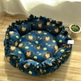 thumbnail image 6 of Round Cat Bed Deep Sleeping Bed Dog Cat Winter House Drawstring Design Pet Mat for Kitten Puppy Sleeping Supplies, 6 of 21