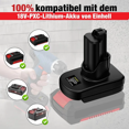 thumbnail image 3 of Battery Adaptor For Ein*hell 18V Li-ion Battery Convert to For Bos*ch 12V Power Drill/Driver Power tools, 3 of 6