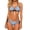 Blue, variant on Stripe Bikini Sets for Women, Stripe Bikini Set, Stripe Bikinis Sets for Women, New Stripe Two Pieces Bikini Sets for Women Triangle Top & Thong String Tie-Up Swimsuit, Light Brown L