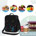 thumbnail image 4 of Kdxio Notes Musicales Colorées pour Sac à Lunch Isolé pour Travail École Voyage avec Sangle Réglable et Fermeture Éclair Sac Thermique Léger, 4 of 7