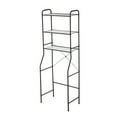 thumbnail image 6 of Mainstays Over-the-Toilet Steel Storage Unit with 3 Shelves and Liners, Matte Black, 6 of 20
