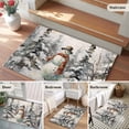 thumbnail image 6 of Forest Snowman, 2'x3' Washable Rug, Christmas Winter Snowy Tree Non-Slip Soft Doormat Area Rugs for Entrance Bathroom Bedsides, Carpet for Kitchen Bedroom, Entryway Floor Mat, 6 of 9