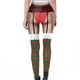 thumbnail image 4 of Medias de Navidad Medias Hasta El Muslo Para Mujer Leggings Flaco Campana Impreso Cintura Alta Medias Elásticas Pantalón Pantalones de Yoga Odeerbi  ODB141782, 4 of 8
