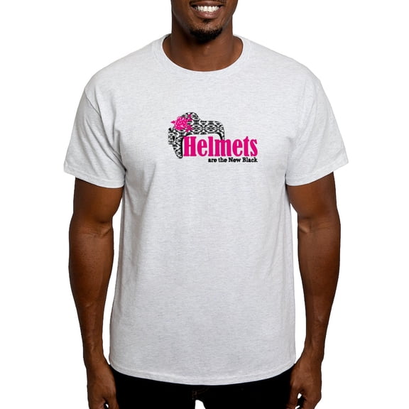 CafePress - Helmets New Bk Light T Shirt - Men's Classic Graphic T-Shirt