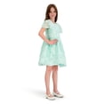 thumbnail image 3 of Kensie Girl Cap Sleeve Sequin Butterfly Soutache Mesh Dress, Sizes 4-16, 3 of 6