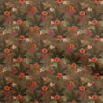 thumbnail image 1 of oneOone Velvet Dark Olive Green Fabric Florals Craft Projects Decor Fabric Printed By The Yard 58 Inch Wide, 1 of 4