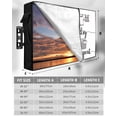 thumbnail image 7 of Outdoor TV Cover 30 to 32 Inch Weatherproof, Funny Laundry Room Guide Waterproof TV Screen Protector for Outside Decor with Zipper and Pocket 30"L x 19"H&nbsp; , Wash Dry Fold Repeat, 7 of 7