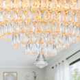 thumbnail image 4 of PHORUS 48 in. Gold Retractable Crystal Ceiling Fan with Light, 4 of 9