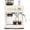WHITE, variant on WAA 15Bar All In One Espresso Maker with 30-Step Burr Grinder Stainless Steel Frother Self Clean Detachable Water Tray & 77.8oz Water Tank for Home & Office Use