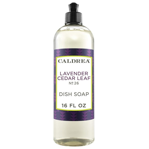 caldrea dish soap, lavender cedar leaf, 16 oz