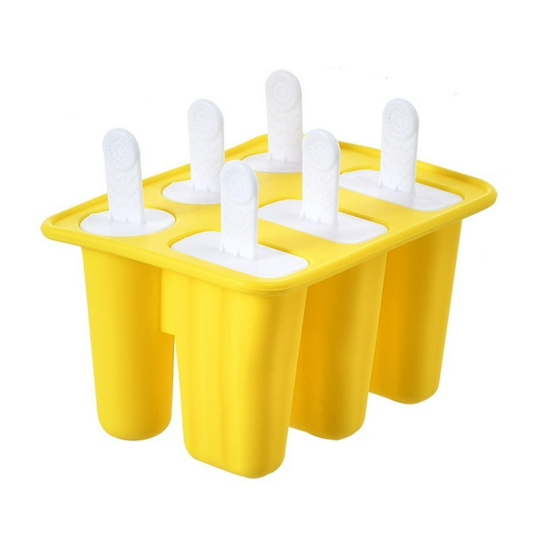 SSydl Silicone Popsicle Molds, 6 Pieces Ice Pop Molds, Bpa Free Popsicle  Mold Reusable Easy Release Ice Pop Maker, Popsicle Mould With