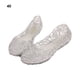 thumbnail image 4 of Sonducket Sandalias planas de gelatina transpirables para mujer, ligeras y elegantes para el día a día, zapatos cómodos, zapatos de gelatina Calzado plateado 40.1, 4 of 6