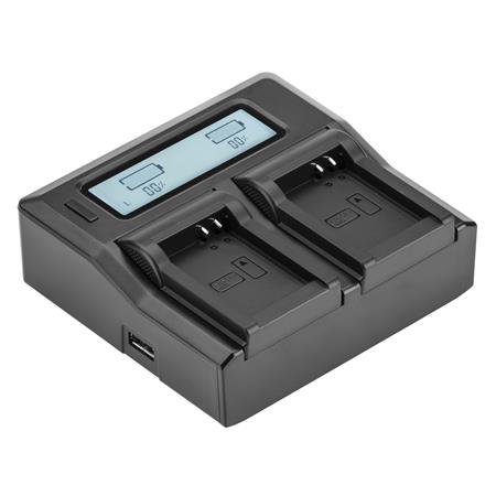 UPC: 0818259943401 | Dual Smart Charger with LCD Screen for Canon NB-10L