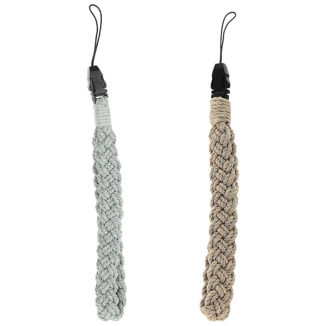 2pcs Phone Rope Wrist Lanyards Phone Hand Wrist Straps Decorative Ropes