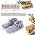 thumbnail image 6 of Cozylook Fuzzy Slippers for Women Indoor with Non-Slip Grippers, Warm Fluffy Sherpa Lined - Soft Sole House Sock Shoes, 6 of 7