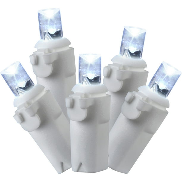 Holiday Time 70 Random Twinkle LED Icicle Lights Cool White Indoor or